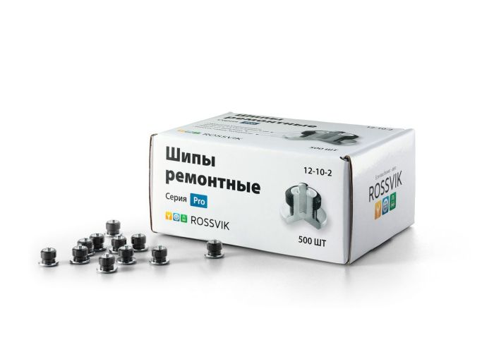 Шип ремонтный Rossvik 12-10-2 СЕРИЯ PRO, 12мм, 500шт.