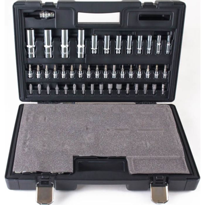 Набор инструментов в кейсе Licota ALK-8010F, 94 предмета, с трещоткой, 1/2", 1/4"