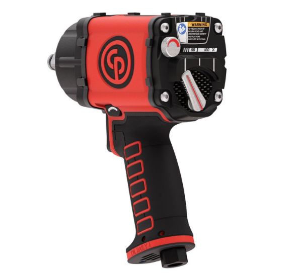 Пневмогайковерт ударный Chicago Pneumatic CP7755, 1/2", композитный, легковой, мини, 1300 Нм