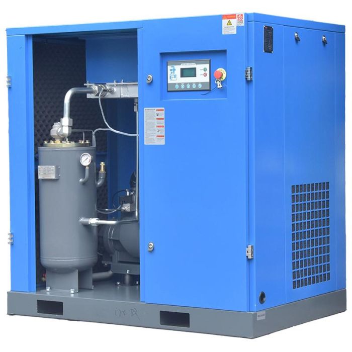 Винтовой компрессор KraftMachine KM45-8пВ, прямой привод, 8 бар, IP55, 7500л/мин