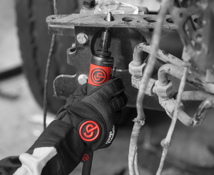 Шлифовальная машинка для снятия заусенцев Chicago Pneumatic CP7405, 6 мм, 28000 об/мин