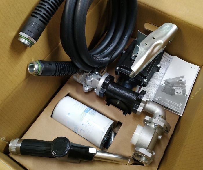 Комплект заправочный Piusi DRUM EX50 12V DC ATEX Aut F00372010 для бензина, 50 л/мин, 12В