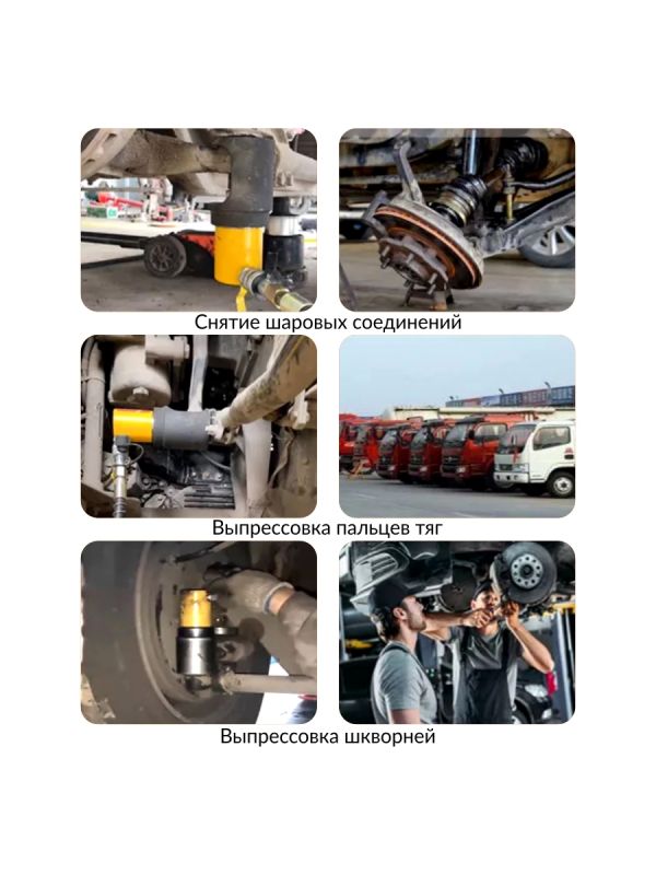Съемник шаровых соединений гидравлический Car-Tool CT-A3039, 10т, для грузовиков и спецтехники