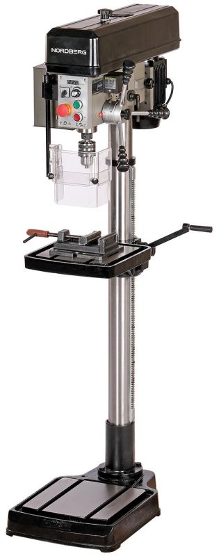 Станок сверлильный NORDBERG ND25116PV, 750Вт, 25мм, 380В, вариатор скоростей
