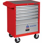 Тележка инструментальная Мастак Прима 522-05581R, закрытая, 5 ящиков, 1 отсек