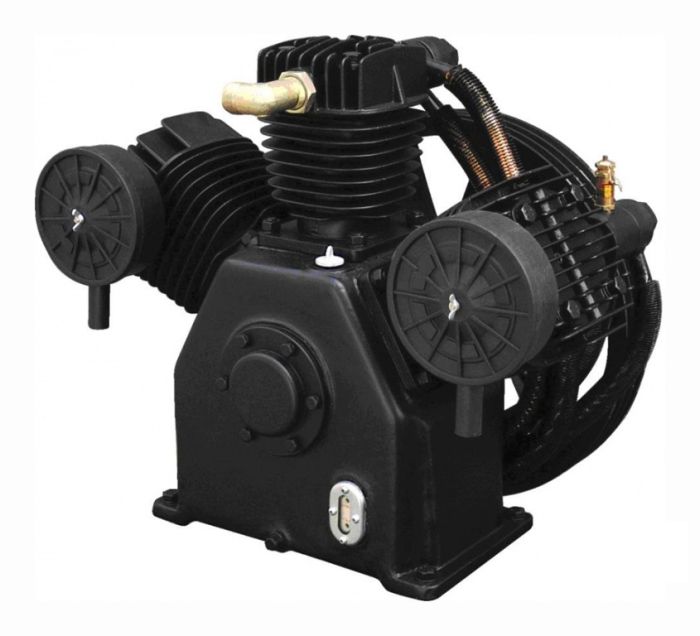 Компрессорная головка Remeza W-115II A, ременной привод, 11 кВт, 1300 л/мин