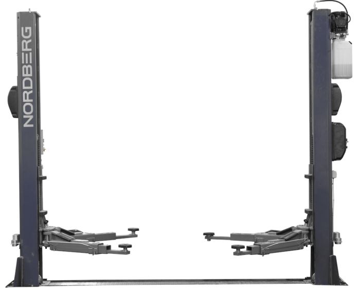 Подъемник двухстоечный автомобильный 4,5 тонны Nordberg N4125-4,5G grey, электрогидравлический, 380В