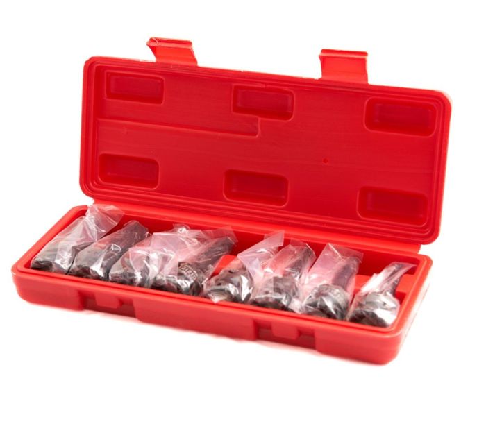 Набор головок ударных TORX ROSSVIK ST242, 1/2", T30-T80, 8 шт.