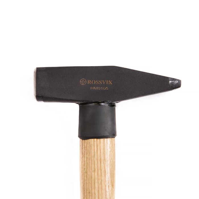 Молоток с деревянной рукояткой ROSSVIK HM0105, 500г