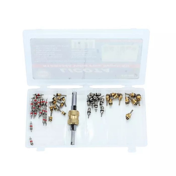 Комплект ниппелей для кондиционеров R12/R134 Licota ATL-9052, 51пр.