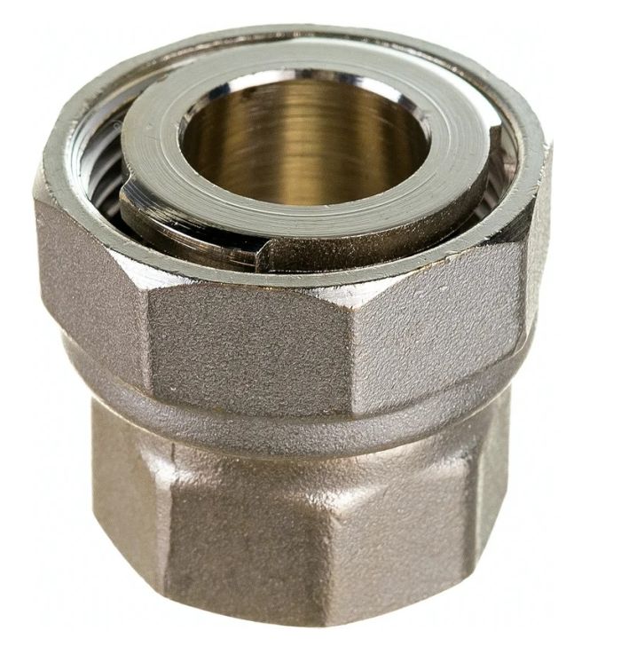 Полусгон VALTEC BH VTr.614.N.0504, 3/4"F х 1/2"F, прямой с накидной гайкой