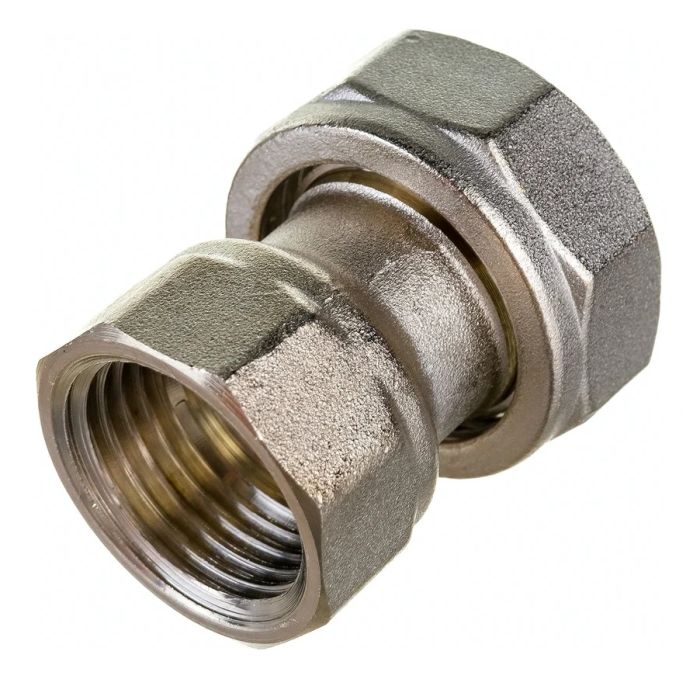 Полусгон VALTEC BH VTr.614.N.0504, 3/4"F х 1/2"F, прямой с накидной гайкой