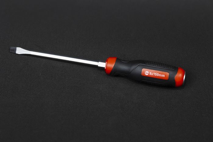 Отвертка шлицевая силовая Станкоимпорт CS-30.6.3, SL8х150мм