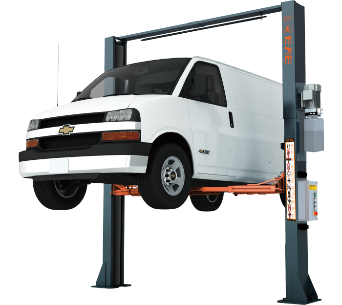 Подъемник двухстоечный автомобильный 5 тонн Everlift EE-6215E, электрогидравлический, 380 В