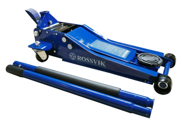 Домкрат подкатной гидравлический 3 тонны Rossvik V3 LOW PROFILE, автомобильный, с педалью