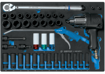 Набор пневмоинструмента KING TONY 9-44803AMPV01, 1/2", с головками, 42 предмета