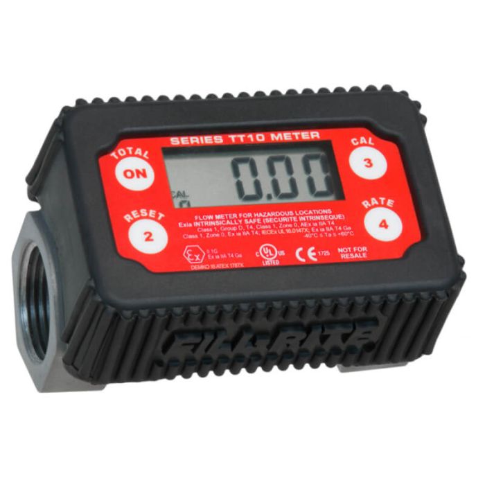 Счетчик дизельного топлива, масла Fill-Rite TT10AB, электронный, расходомер топлива, 132 л/мин