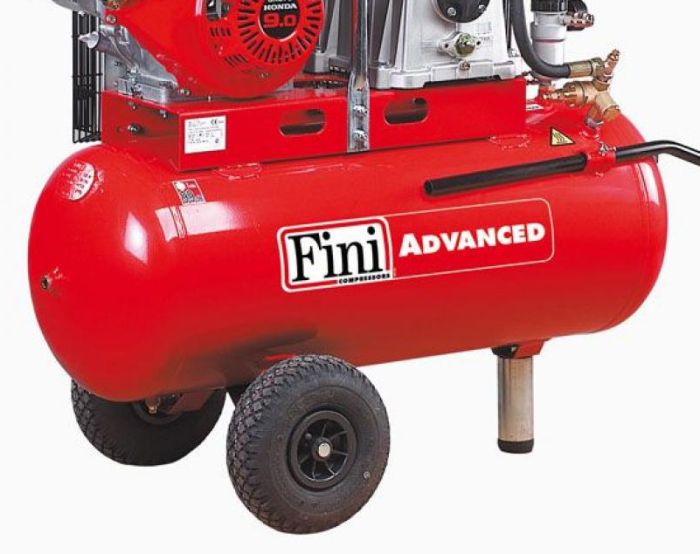 Поршневой компрессор FINI Advanced BK-119-100-9S-AP, коаксиальный привод, масляный, бензиновый, 642 л/мин