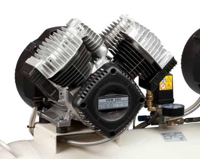 Поршневой компрессор Fini MED 640-90F-6T, медицинский, коаксиальный, безмасляный, 640 л/мин, 220В