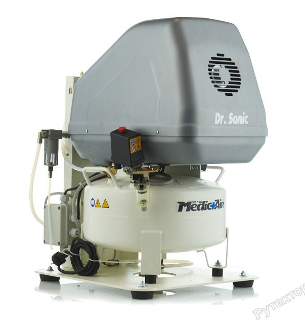 Поршневой компрессор Fini DR.SONIC 102-24F-FM-0.75M, медицинский, коаксиальный, безмасляный, 105 л/мин, 220В