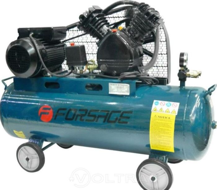 Поршневой компрессор Forsage F-TB290-200, ременной привод, масляный, 600 л/мин, 380В
