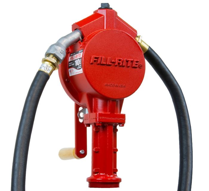 Бочковой насос для перекачки масла, дизельного топлива, бензина Fill-rite FR110, 38 л/мин, ручной насос