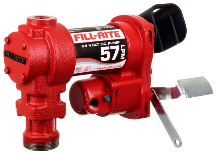 Насос для перекачки дизельного топлива, бензина, спирта FILL-RITE FR2405GE, бочковой насос, 24В, 60 л/мин