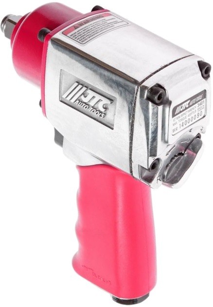 Пневмогайковерт ударный JTC 3401, 1/2", усиленный, легковой, мини, 543 Нм