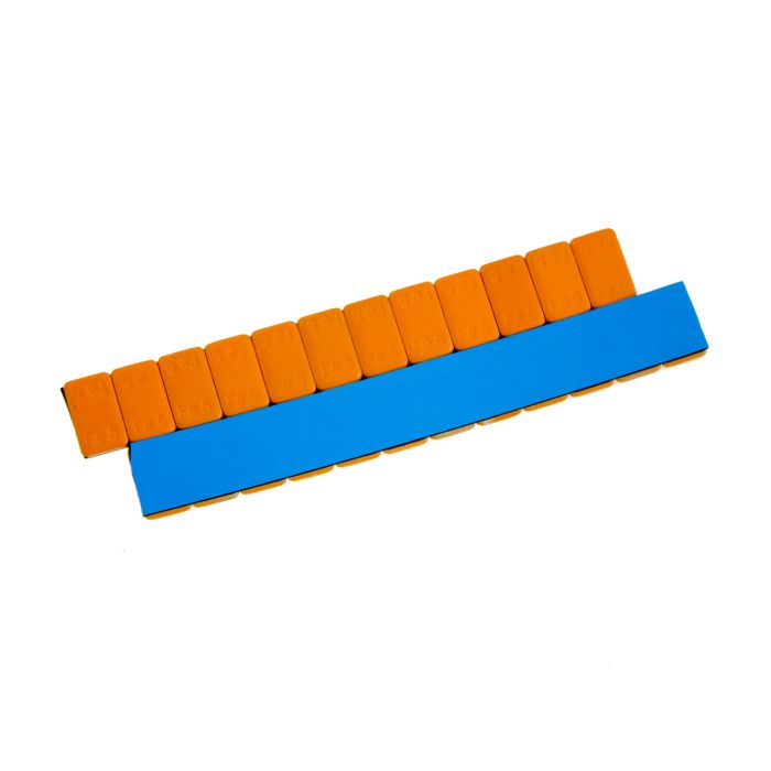 Самоклеящиеся балансировочные грузики NormBalance FE-071O, 12*5 г, 100 шт., железо