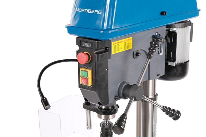 Станок сверлильный NORDBERG ND25111V, 1100Вт, 25мм, 220В, вариатор скорости