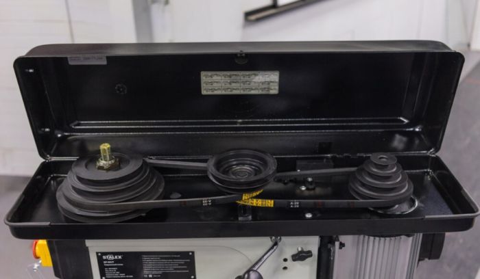 Станок сверлильный STALEX DP-32F/T, 1,5кВт, 32мм, 220В, 12 скоростей