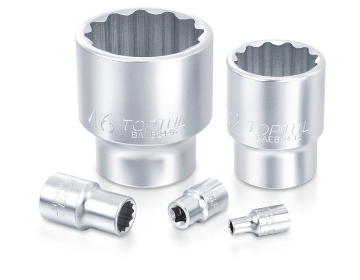 Головка торцевая 12-гранная 1/4" 4 мм TOPTUL