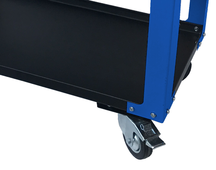 Тележка инструментальная Garopt No boxes Gt3.blue, открытая, 3 полки