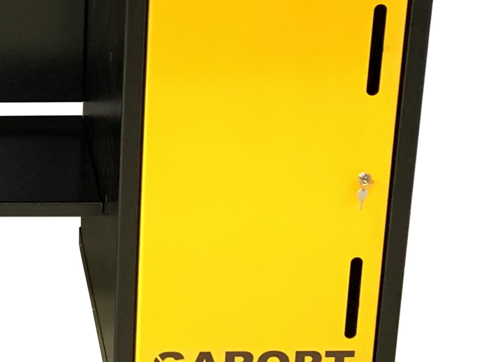 Верстак слесарный Garopt No boxes GT1400STD.yell, однотумбовый, 2 полки