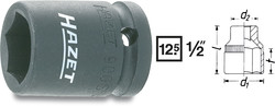 Головка ударная 1/2" 27мм HAZET 900S-27
