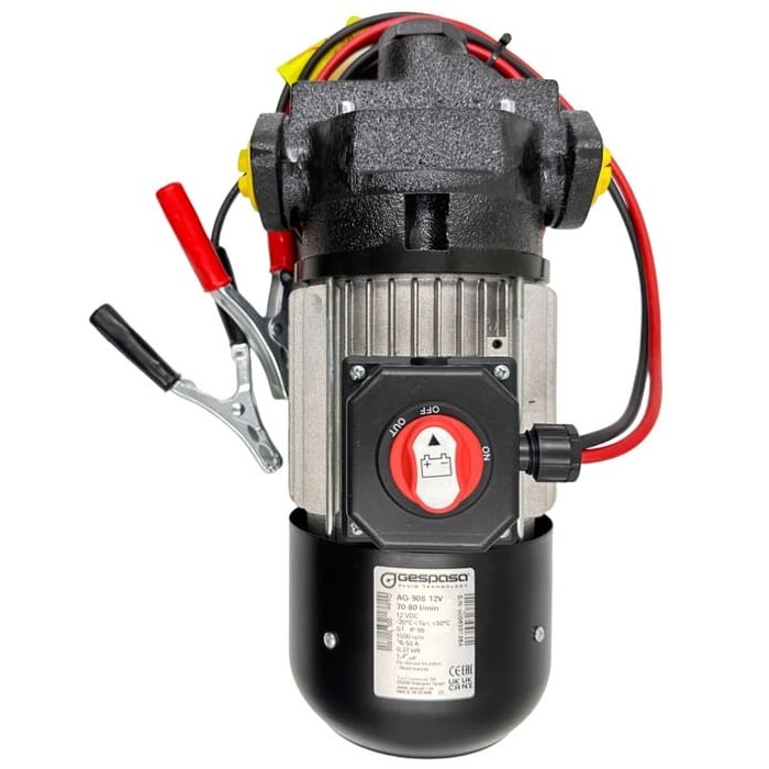 Самовсасывающий насос роторный GESPASA AG-90 12V DC для диз.топлива, 80л/мин, 12В