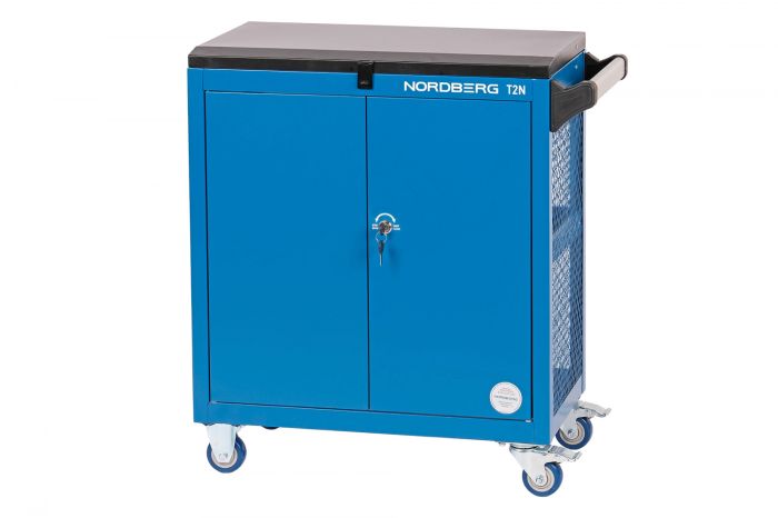 Тележка инструментальная NORDBERG T2N, закрытая, 3 полки