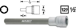 Головка с шестигранной вставкой 1/2" - 7 мм HAZET 986LG-7