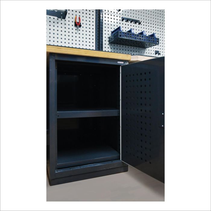Верстак слесарный Верстакофф FBK 205.356-2, 3 тумбы, с дв. экраном