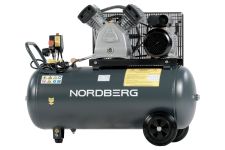 Поршневой компрессор NORDBERG NCP100/580, ременной привод, масляный, 580 л/мин, 380В