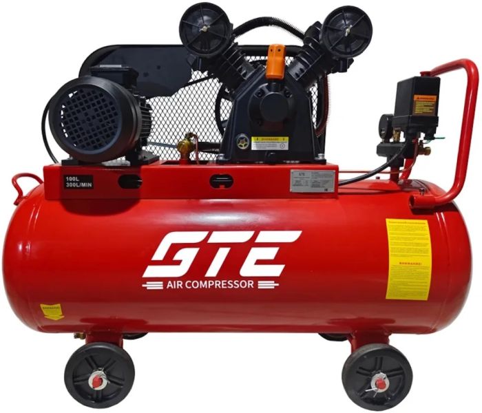 Поршневой компрессор GTE GTE-MR4100300A ременной, 300л/мин, 100л, 380В