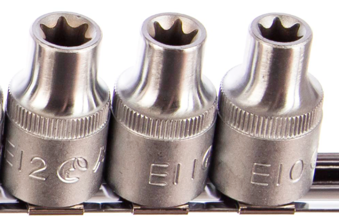 Головки торцевые E-Star Hans 46410-9C, 1/2", 10-24мм, 9 предметов