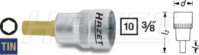 Головка 3/8" с вставкой TORX T45 HAZET 8802-T45