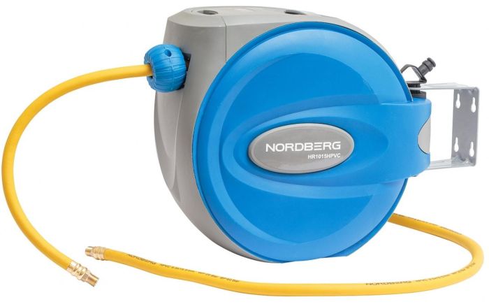 Шланг для раздачи сжатого воздуха NORDBERG HR1015HPVC, 9,5х15,5мм, на катушке, 15м