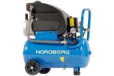 Поршневой компрессор NORDBERG NCE25/240, ременной привод, масляный, 240 л/мин, 220В
