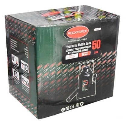 Домкрат бутылочный 50 тонн Rock Force RF-T95007, автомобильный