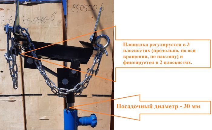 Адаптер для снятия КПП Техносоюз 500 кг, для стойки трансмиссионной