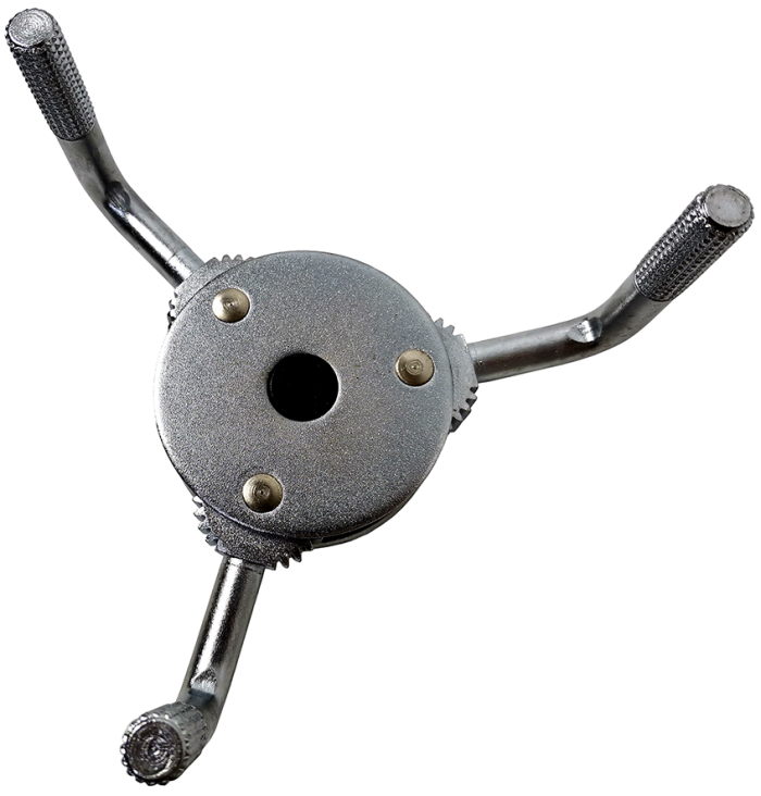 Съемник фильтра масляного краб Wiederkraft WDK-65481, трехлапый, 1/2", 120мм