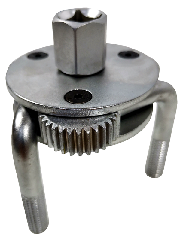 Съемник фильтра масляного краб Wiederkraft WDK-65481, трехлапый, 1/2", 120мм