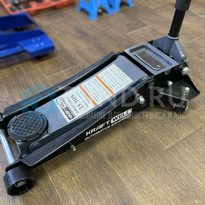 Домкрат подкатной гидравлический 3,5 тонны KraftWell KRWFJ3.5NL, автомобильный